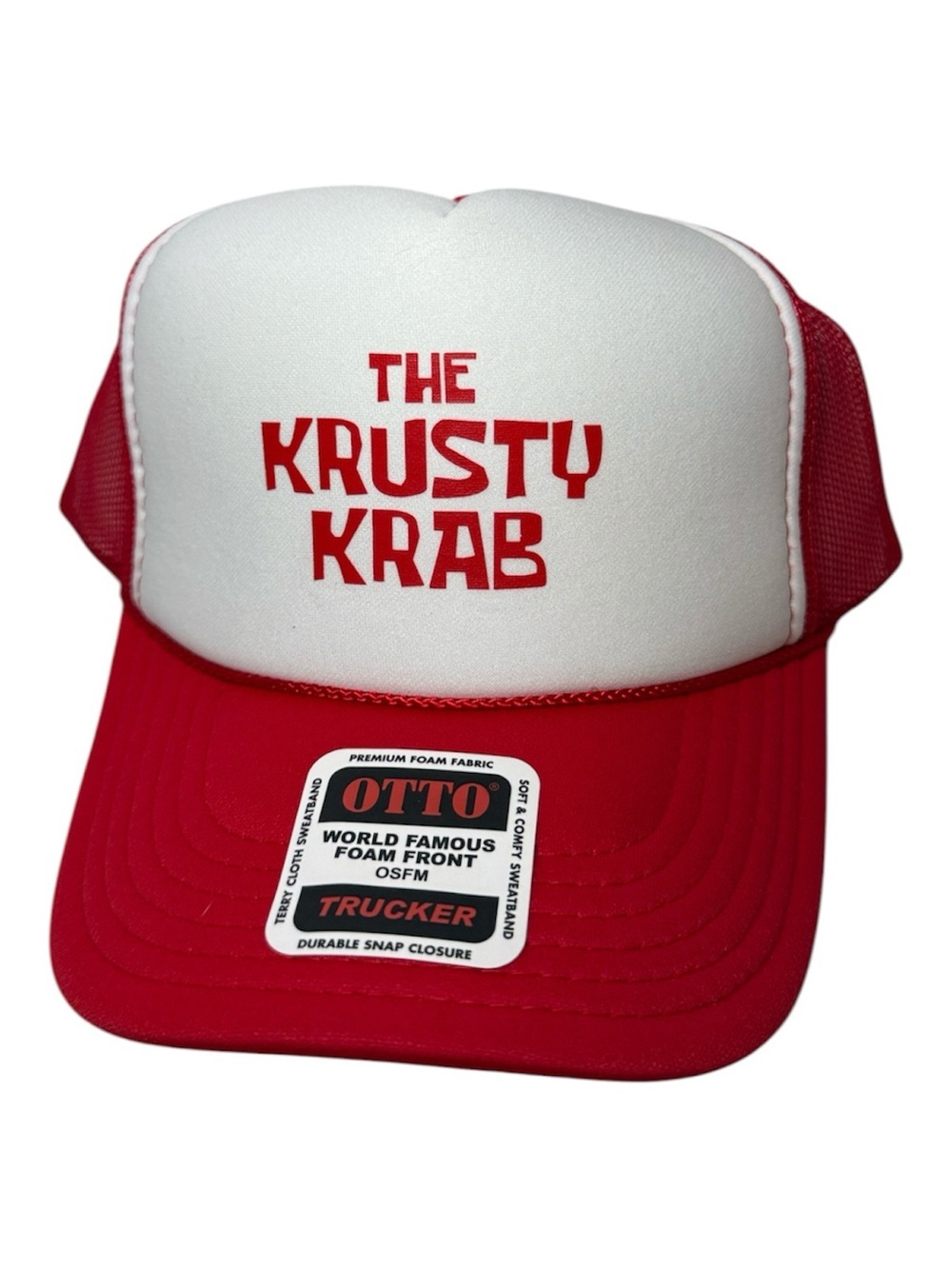 NEW! Otto x The Krusty Krab Official Spongebob Movie Trucker Hat Snapback